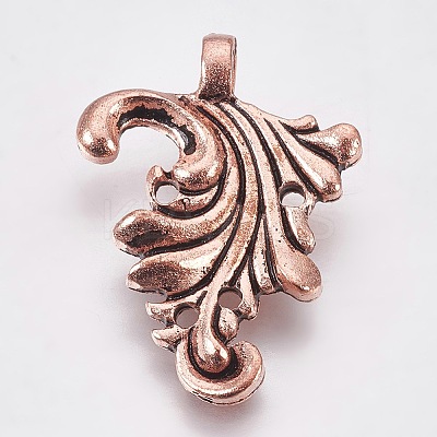 Eco-Friendly Zinc Alloy Hook Clasps LS-PALLOY-WH0031-03R-1