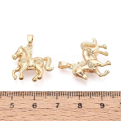 Brass Pendants KK-T081-13G-1