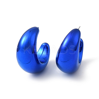 Arch Acrylic Stud Earrings EJEW-P251-17-1