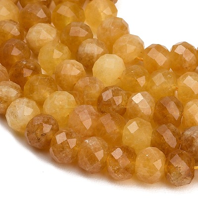 Faceted Dyed Natural White Jade Beads Strands GG-CBAE966-01B-F-1