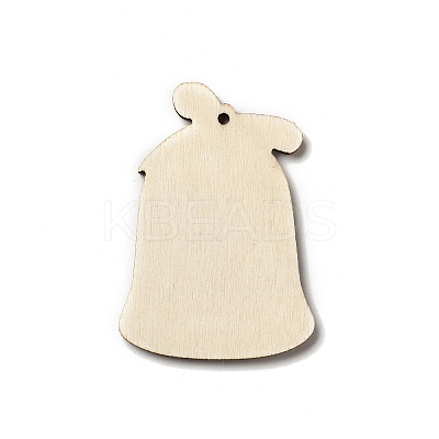 Single Face Printed Wood Big Pendants WOOD-H102-02A-1