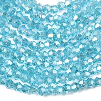 Glass Beads Strands EGLA-S056-2mm-03-1