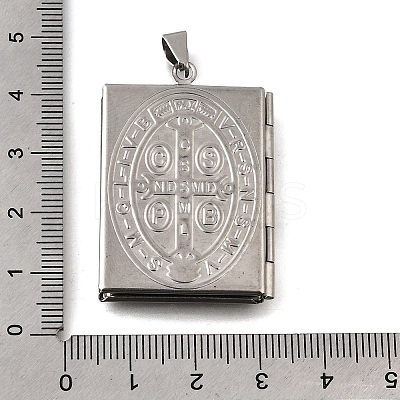 316 Stainless Steel Locket Pendants LS-STAS-C123-03B-P-1