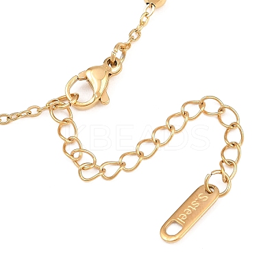 304 Stainless Steel Link Chain Anklet for Women WG34D3C-02-1
