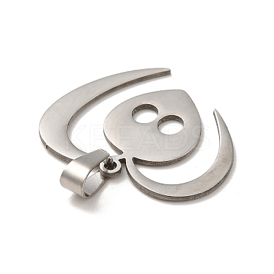 Non-Tarnish 201 Stainless Steel Pendants STAS-E175-16P-1