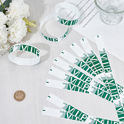 100Pcs Paper Disposable Wristbands BJEW-CN0001-10C-1