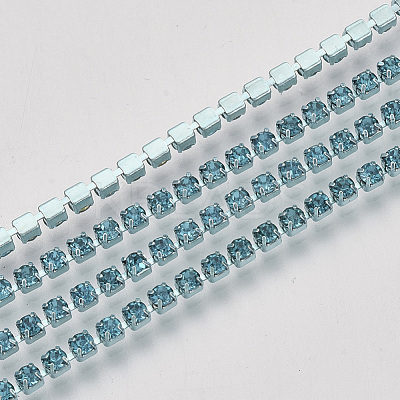 Electrophoresis Iron Rhinestone Strass Chains CHC-Q009-SS6.5-B05-1