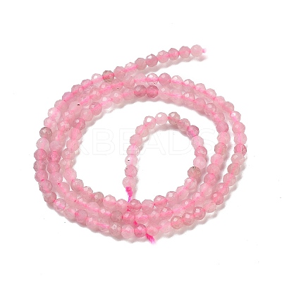 Natural Madagascar Rose Quartz Beads Strands X-G-B088-C09-03-1