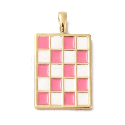 Brass Enamel Pendants KK-L216-009G-01-1