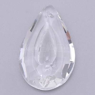 Transparent Glass Pendants GLAA-WH0022-29-1