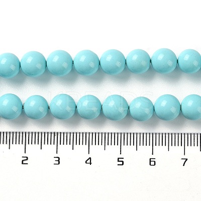 Shell Pearl Beads Strands SP8MM245-1