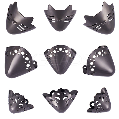6Pcs 3 Style Alloy Shoes Creases Protector FIND-GF0004-89B-1