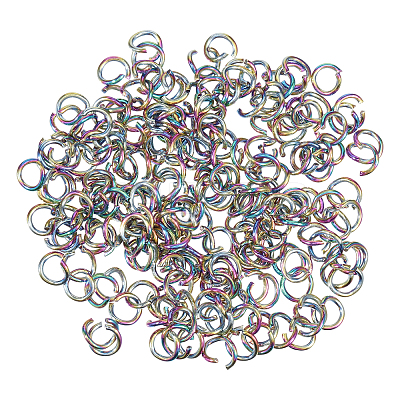 Ion Plating(IP) 304 Stainless Steel Open Jump Rings STAS-CA0002-21B-1