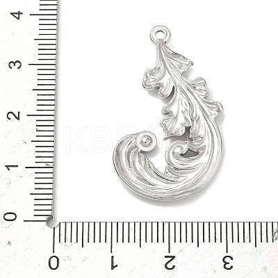 304 Stainless Steel Rhinestone Pendants STAS-L308-08P-1