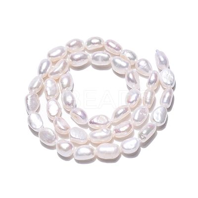 Natural Cultured Freshwater Pearl Beads Strands PEAR-N014-06E-1