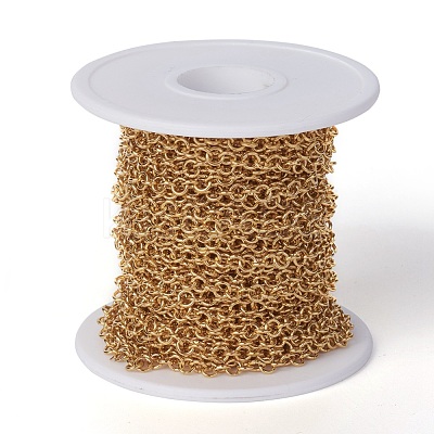 PVD Vacuum Plating 304 Stainless Steel Rolo Chains CHS-I001-02-1