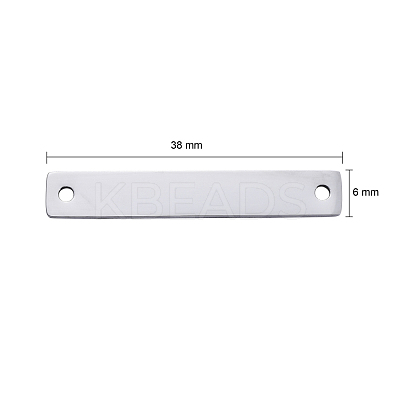 Tarnish Resistant 304 Stainless Steel Links Connectors STAS-I140-33A-S-1