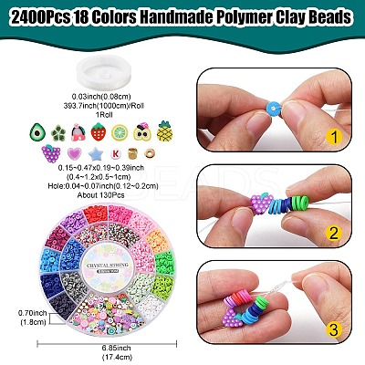DIY Preppy Bracelet Making Kit DIY-YW0007-64-1