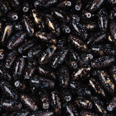 Baking Paint Glass Seed Beads SEED-N008-06J-1