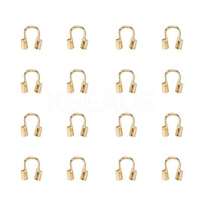 Eco-Friendly Rack Plating Brass Wire Guardians KK-I606-30G-NR-1