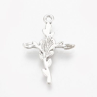 Tibetan Style Alloy Pendants TIBE-Q075-63AS-LF-1