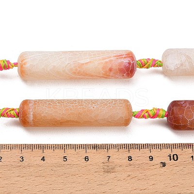 Natural Weathered Agate Beads Strands G-A321-K02-01-1
