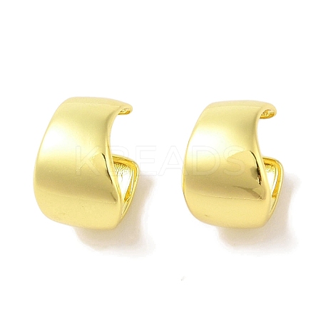 Brass Cuff Earrings for Women EJEW-I305-58G-1