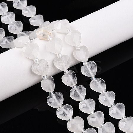 Natural Quartz Crystal Beads Strands G-P570-E21-01-1