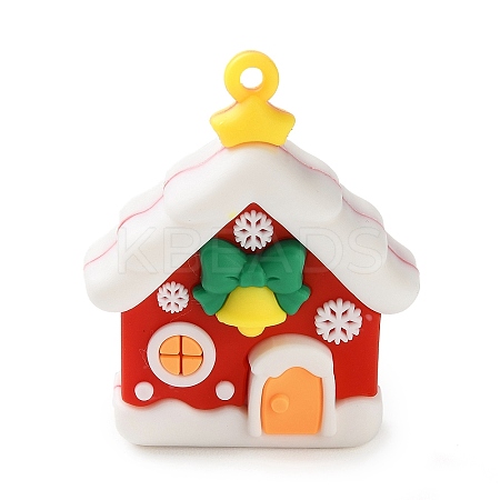 Christmas Theme PVC Plastic Pendants LS-FIND-I059-01C-1