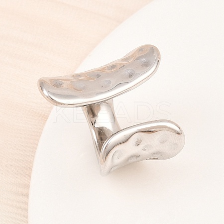 304 Stainless Steel Cuff Open Rings RJEW-D336-02P-1