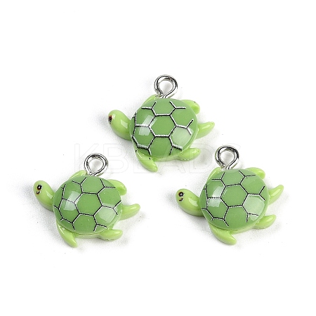 Marine Organism Resin Pendants LS-RESI-I061-02C-1