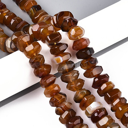 Natural Agate Beads Strands G-N356-01A-03-1