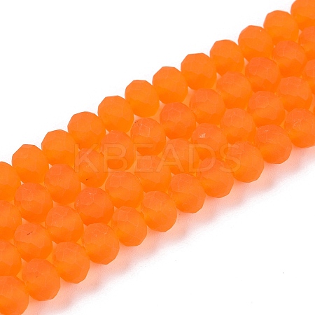 Transparent Glass Beads Strands X-EGLA-A044-T6mm-MD25-1