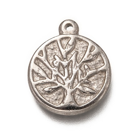 Non-Tarnish 304 Stainless Steel Pendants STAS-H123-31P-1