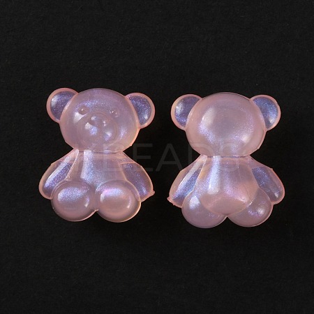 Transparent Acrylic Beads MACR-WH0007-32A-1