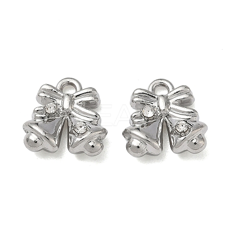 Christmas Alloy Crystal Rhinestone Pendants FIND-L026-01C-P-1