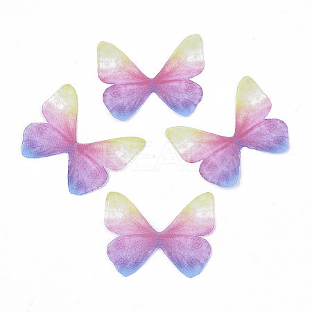 Polyester Fabric Wings Crafts Decoration X-FIND-S322-008B-01-1