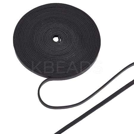Flat Cowhide Leather Cord WL-GF0001-08D-01-1