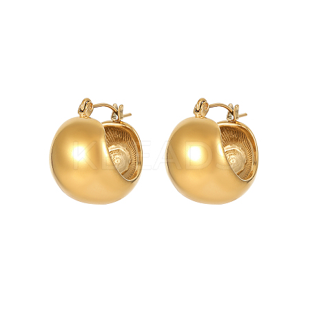 Elegant European Style 304 Stainless Steel Gold-Plated Women's Earrings WS1374-8-1