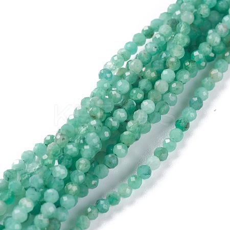 Natural Emerald Beads Strands G-A026-A01-2mm-1
