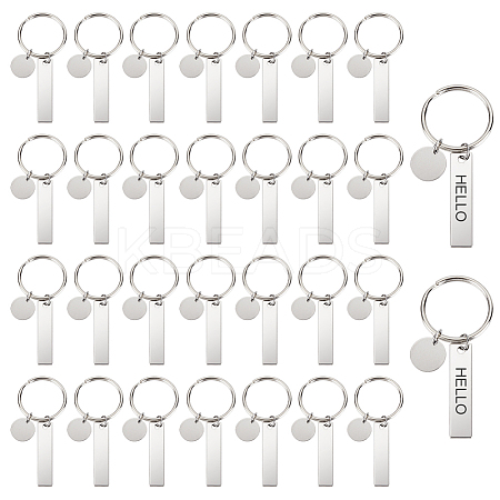 30Pcs 201 Stainless Steel Open Cuff Finger Ring KEYC-OC00004-1