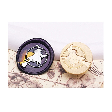 Halloween Series Wax Seal Brass Stamp Heads AJEW-M039-01O-1