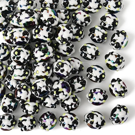 Opaque Acrylic Beads SACR-YW0002-78A-05-1