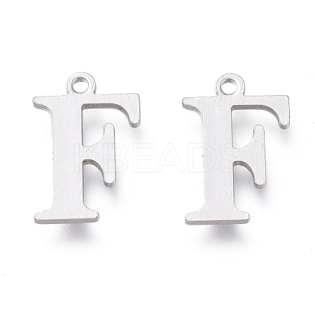 Tarnish Resistant 304 Stainless Steel Charms STAS-H112-F-P-1