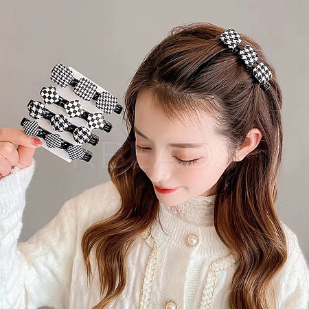Fashion Double Layer Cloth Alligator Hair Clips Sets LS-PHAR-P005-26-1