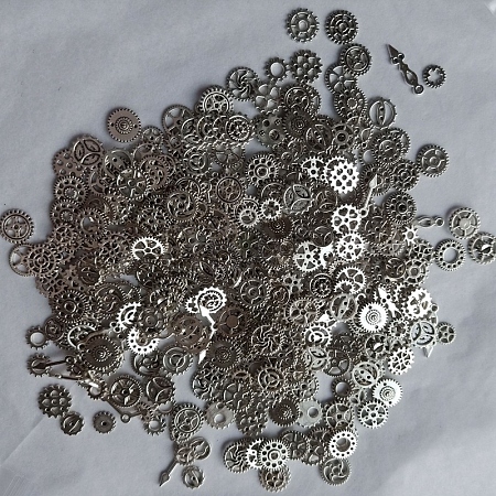 Zinc Alloy  Open Back Bezel Cabochons PALLOY-WH0072-82P-RS-1