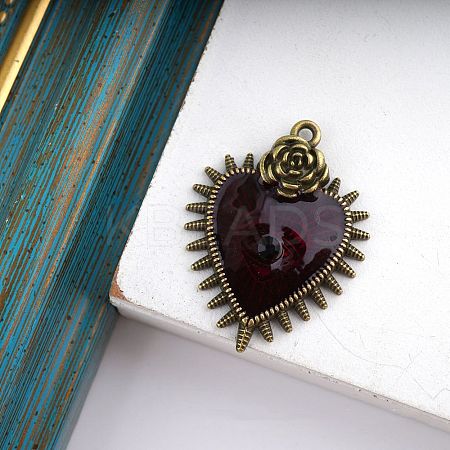 Halloween Alloy Rhinestone Pendants FIND-SZC0013-240-1