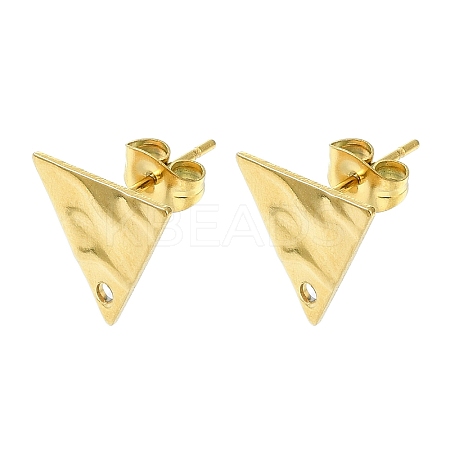 304 Stainless Steel Stud Earring Findings LS-STAS-L024-003G-02-1