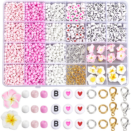 DIY Glass Seed Beads Jewelry Making Kit DIY-SP0003-96-1