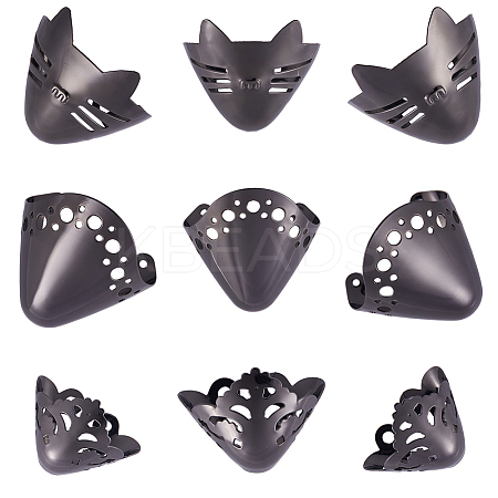 6Pcs 3 Style Alloy Shoes Creases Protector FIND-GF0004-89B-1